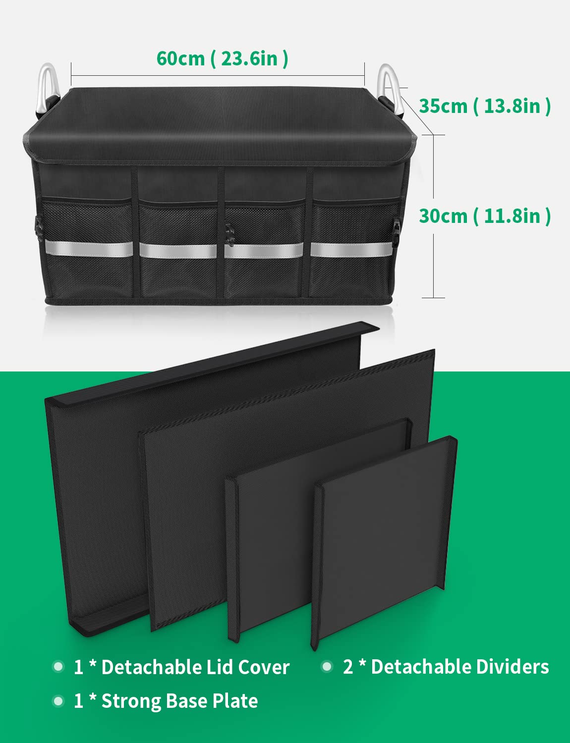 Oasser Car Trunk Organizer