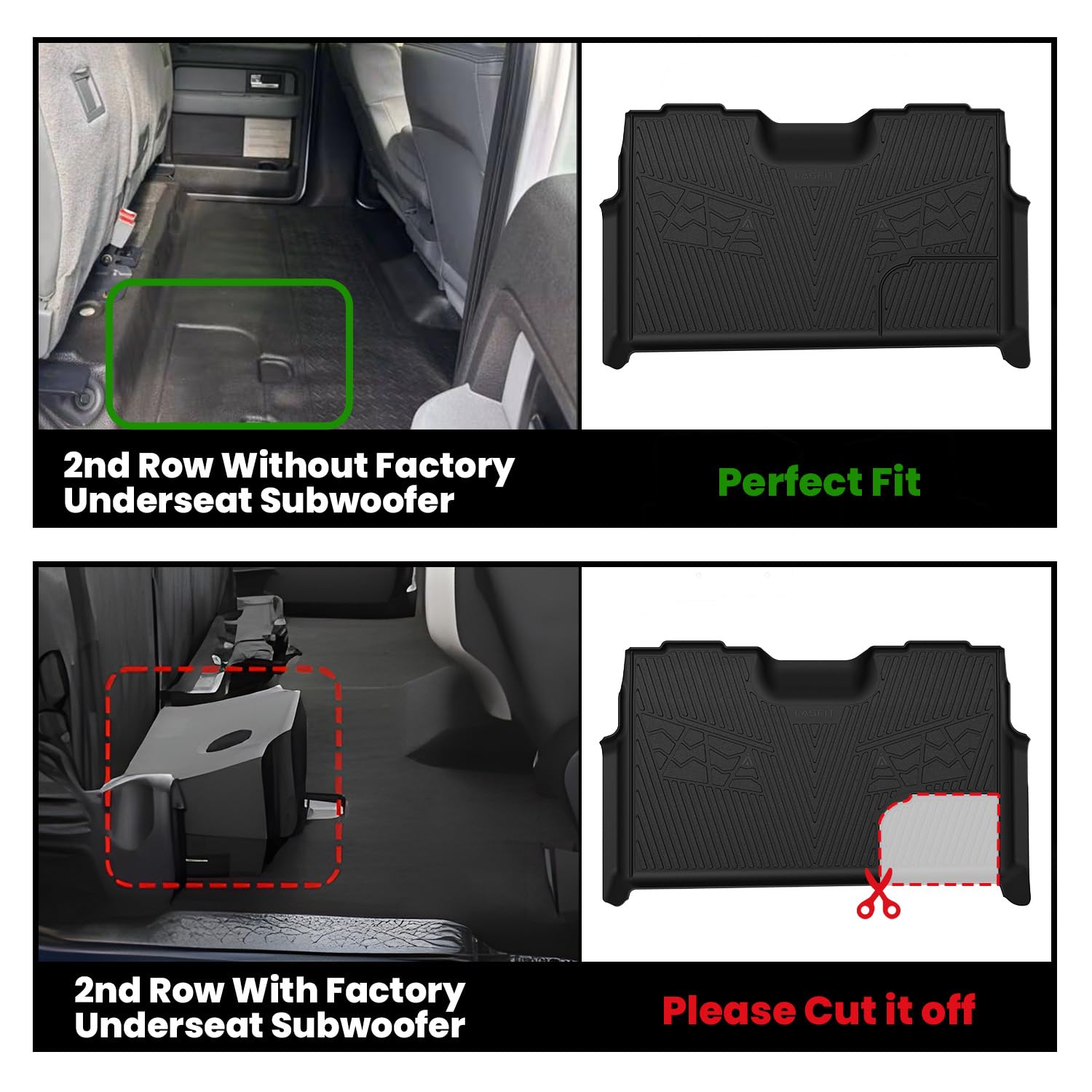 Full Coverage Cargo Floor Mats & Seatback Liners Set