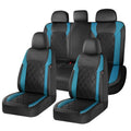 Premium Faux Leather Waterproof Car Seat Covers Full Set