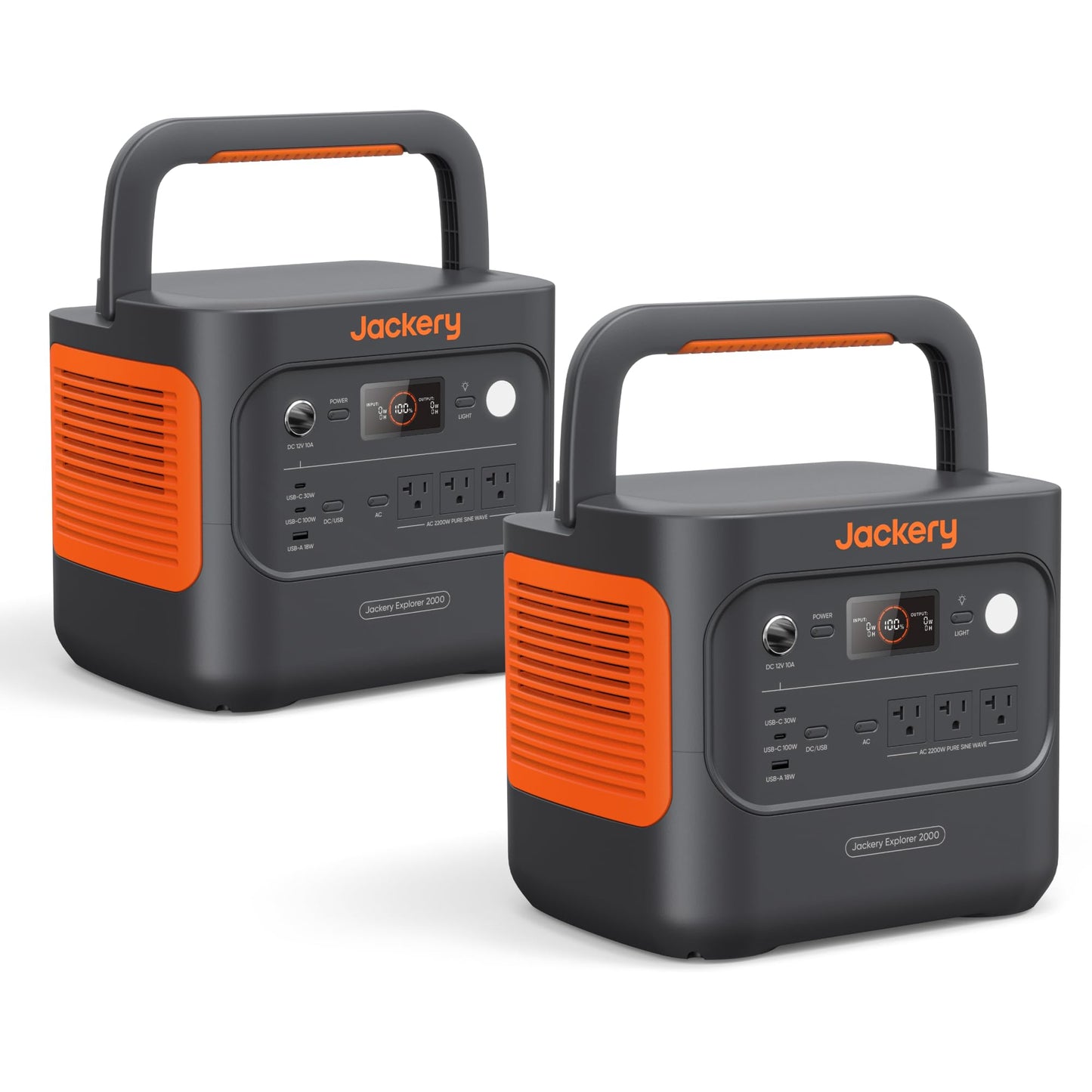 Portable Power Station 2042Wh LiFePO4 Battery Home Backup Generator