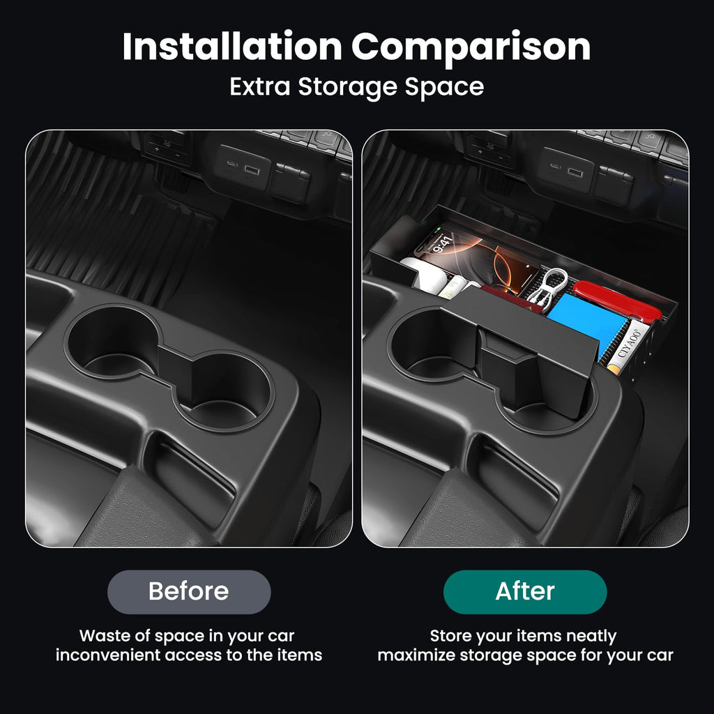 Hanging Center Console Organizer with Storage Compartments