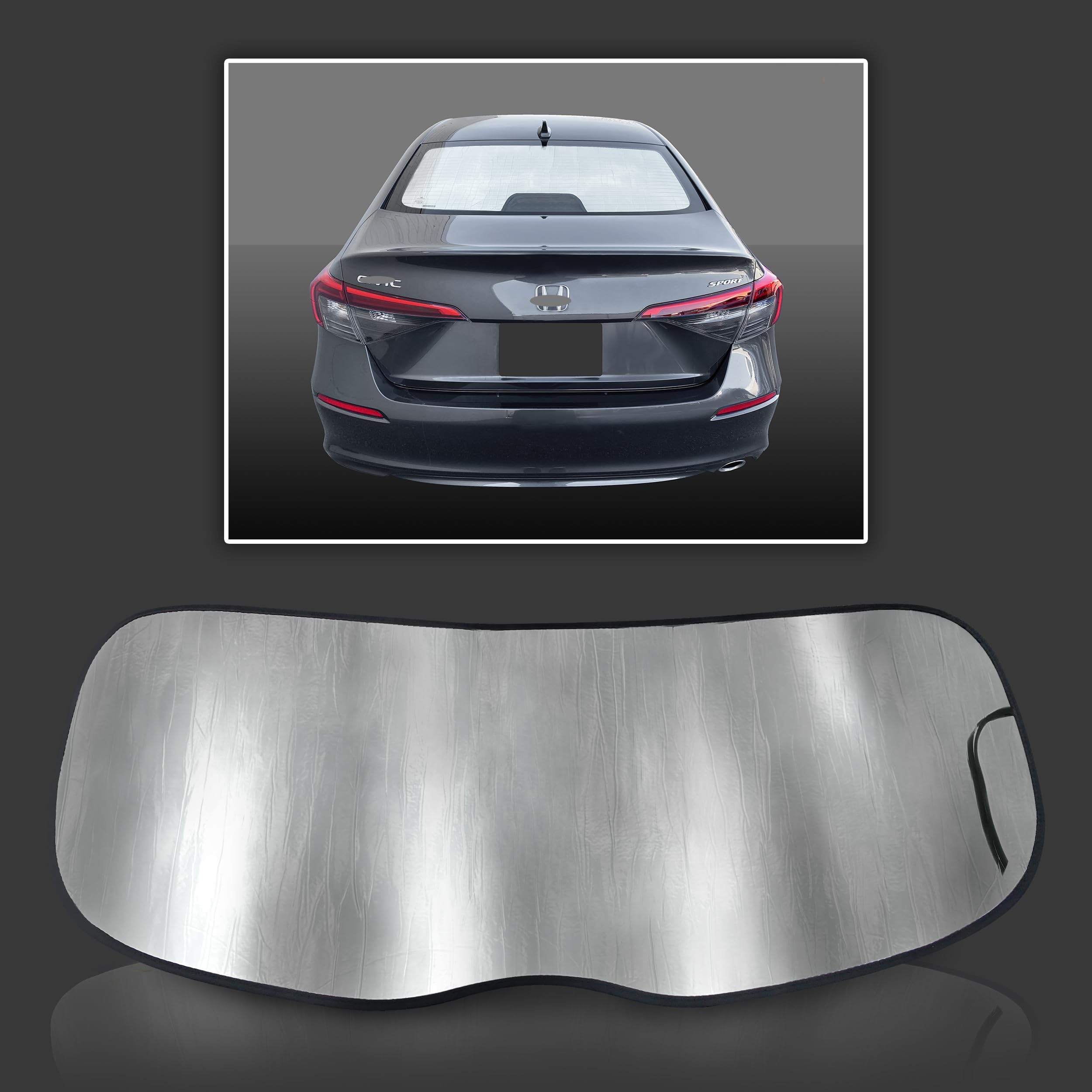 Custom Fit Insulated Windshield Sun Shade UV Protection Cover