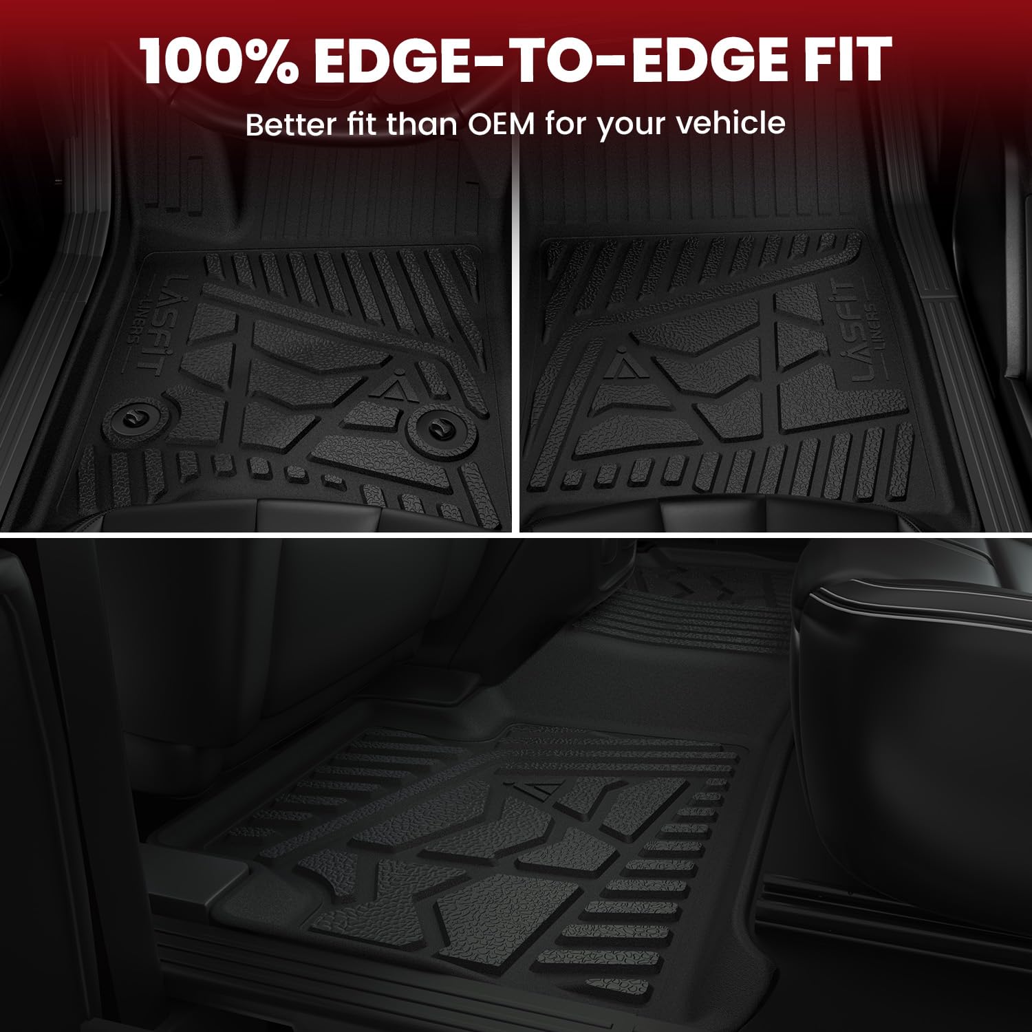 Full Coverage Cargo Floor Mats & Seatback Liners Set