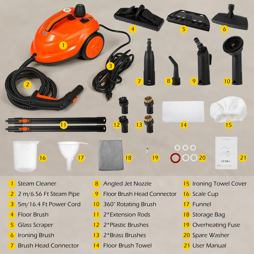 Dyna-Living Portable Steam Cleaner for Home Use