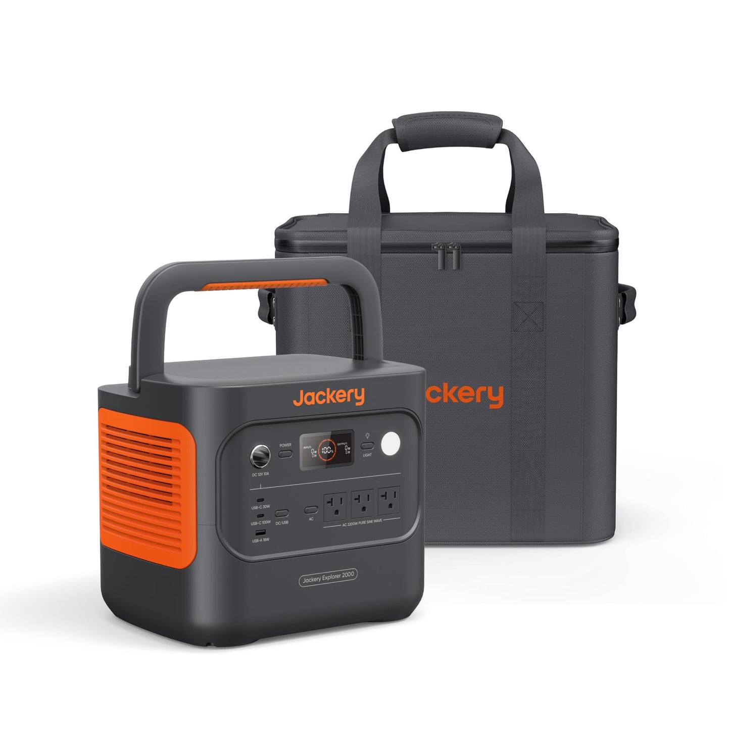 Portable Power Station 2042Wh LiFePO4 Battery Home Backup Generator
