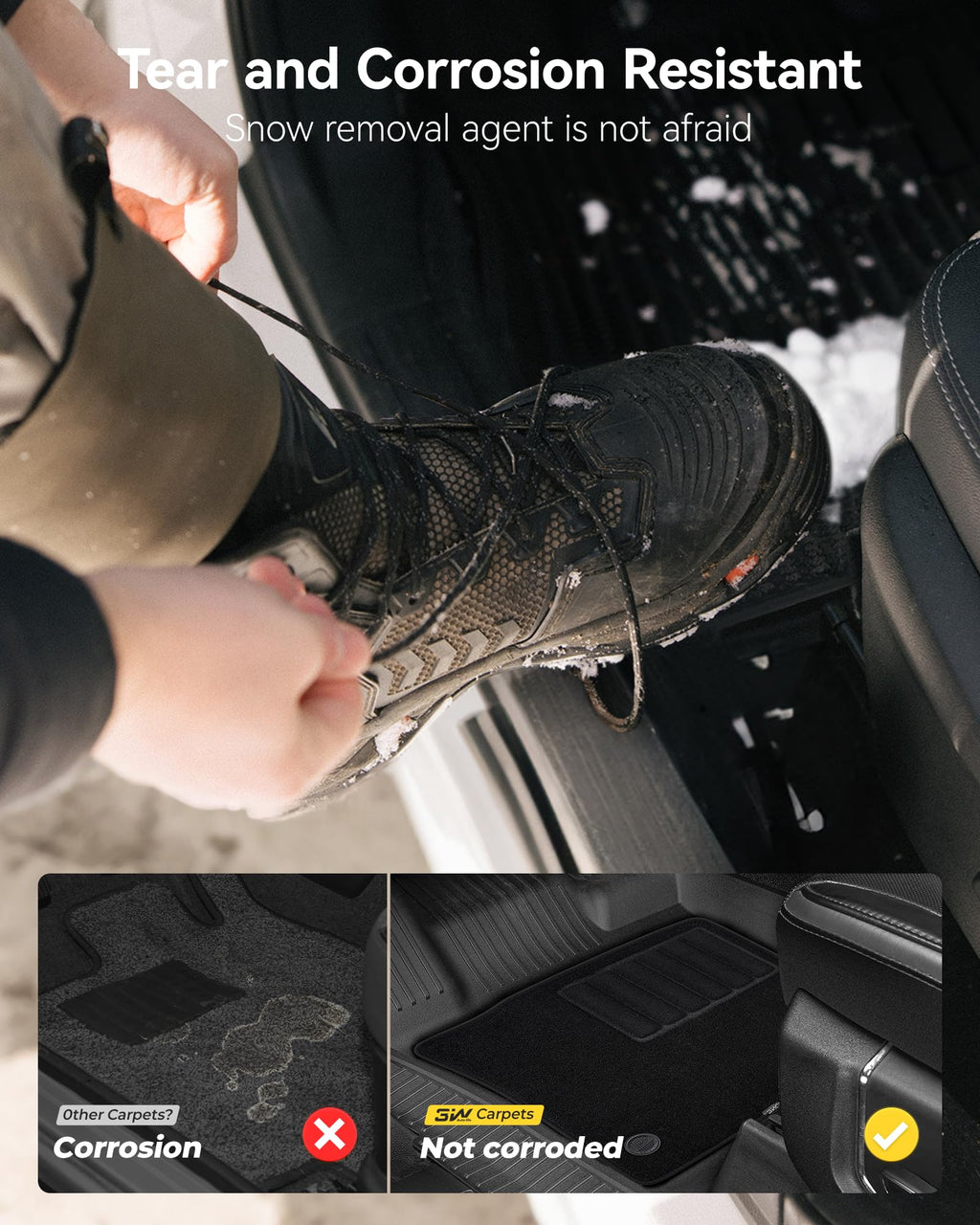 3W Floor mats fit for Ford f150 and Expedition max and Maverick