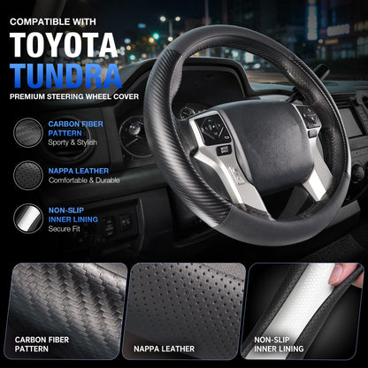 Steering Wheel Cover for Toyota 4Runner, Tacoma, Tundra, Sequoia