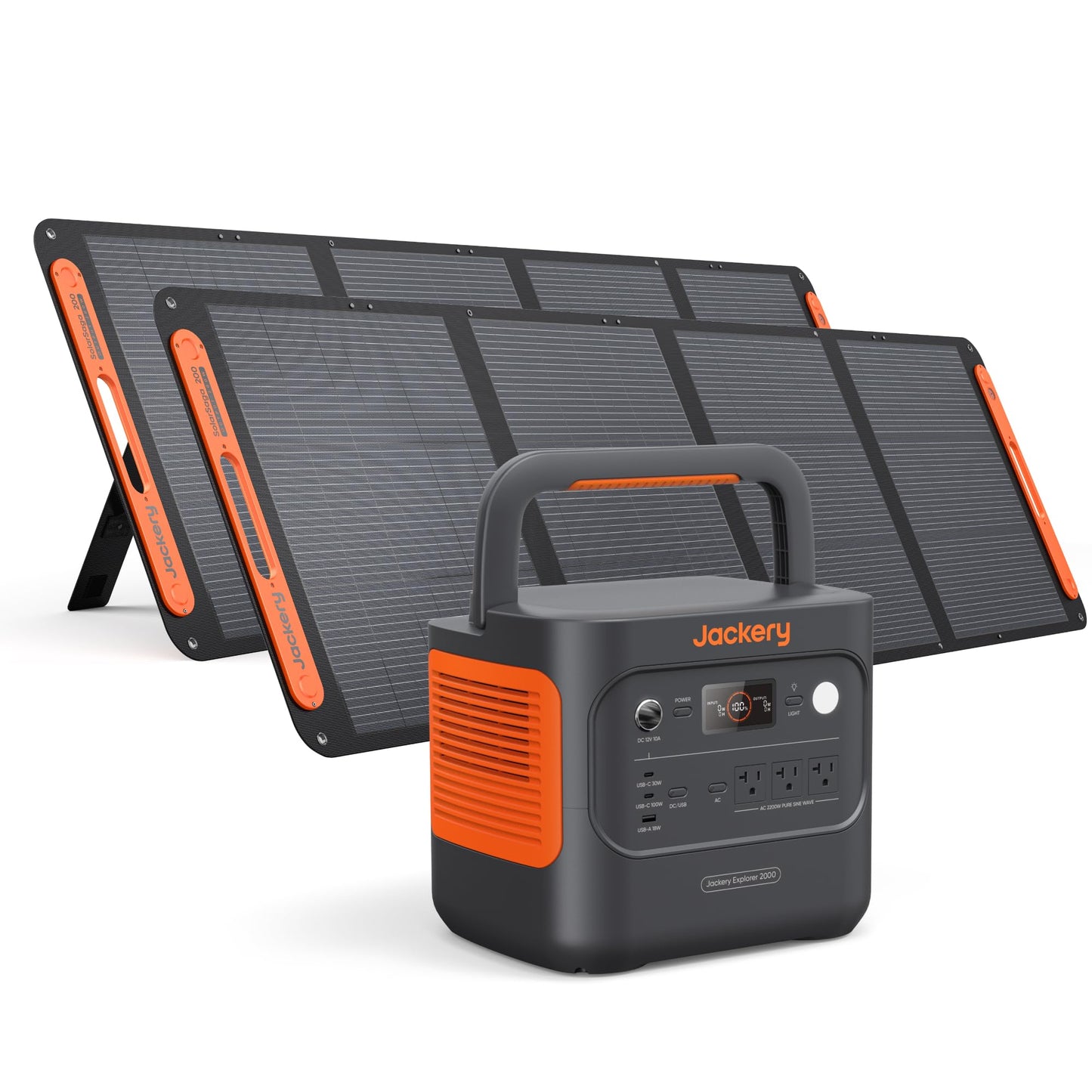 Portable Power Station 2042Wh LiFePO4 Battery Home Backup Generator
