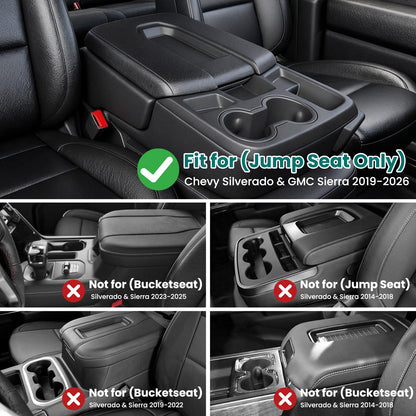 Hanging Center Console Organizer with Storage Compartments