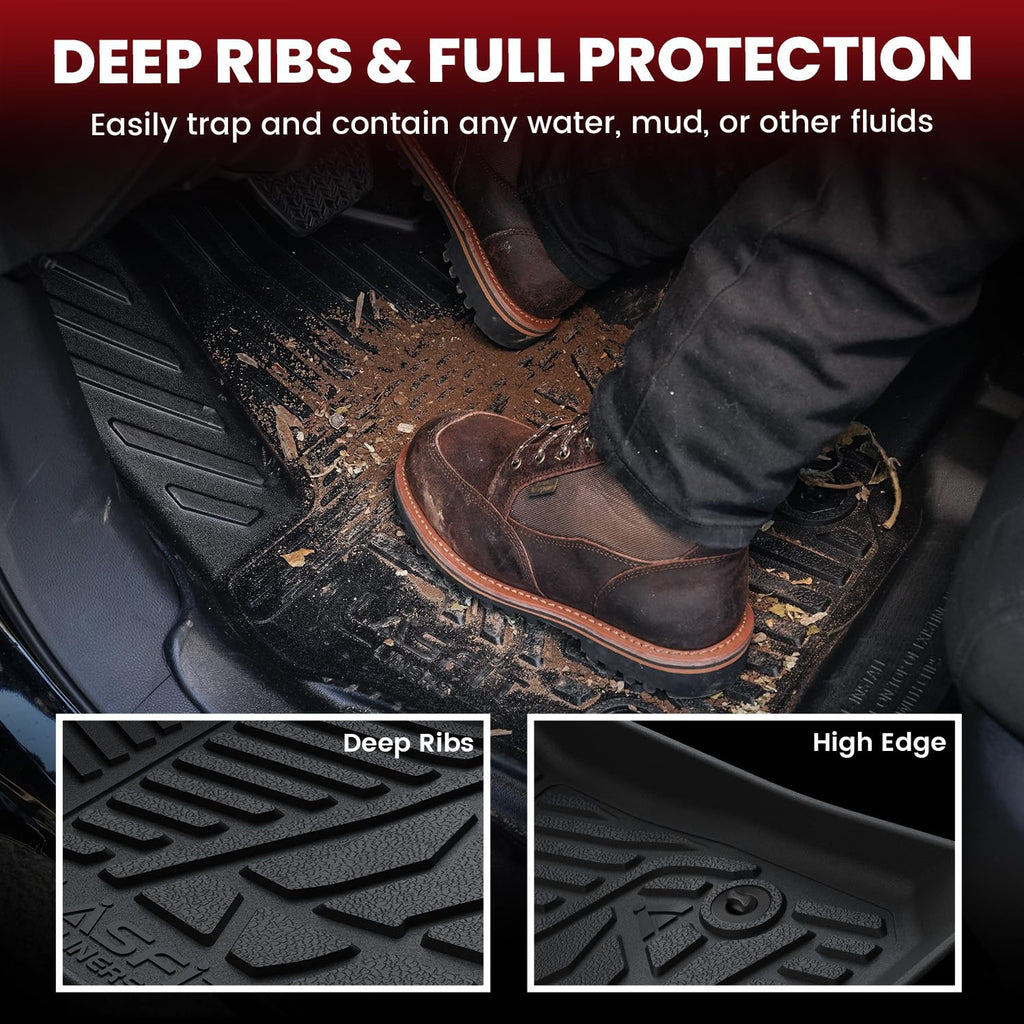 Full Coverage Cargo Floor Mats & Seatback Liners Set