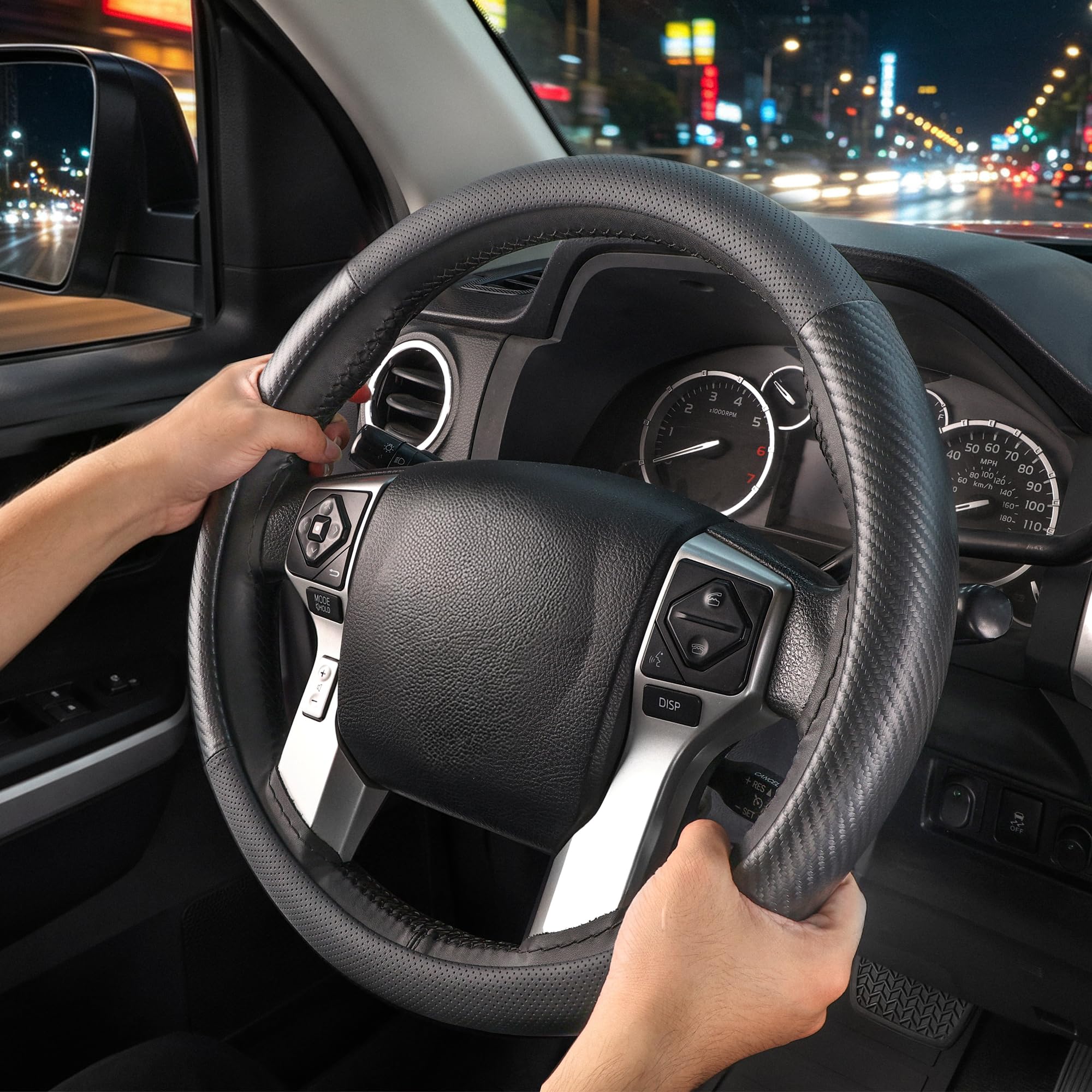 Steering Wheel Cover for Toyota 4Runner, Tacoma, Tundra, Sequoia
