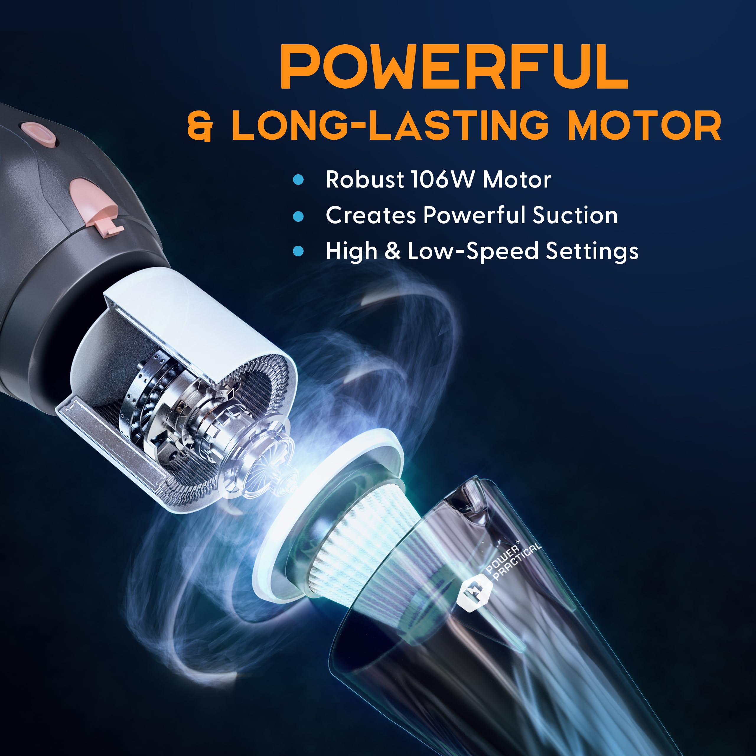 Power Practical Handheld Vacuum