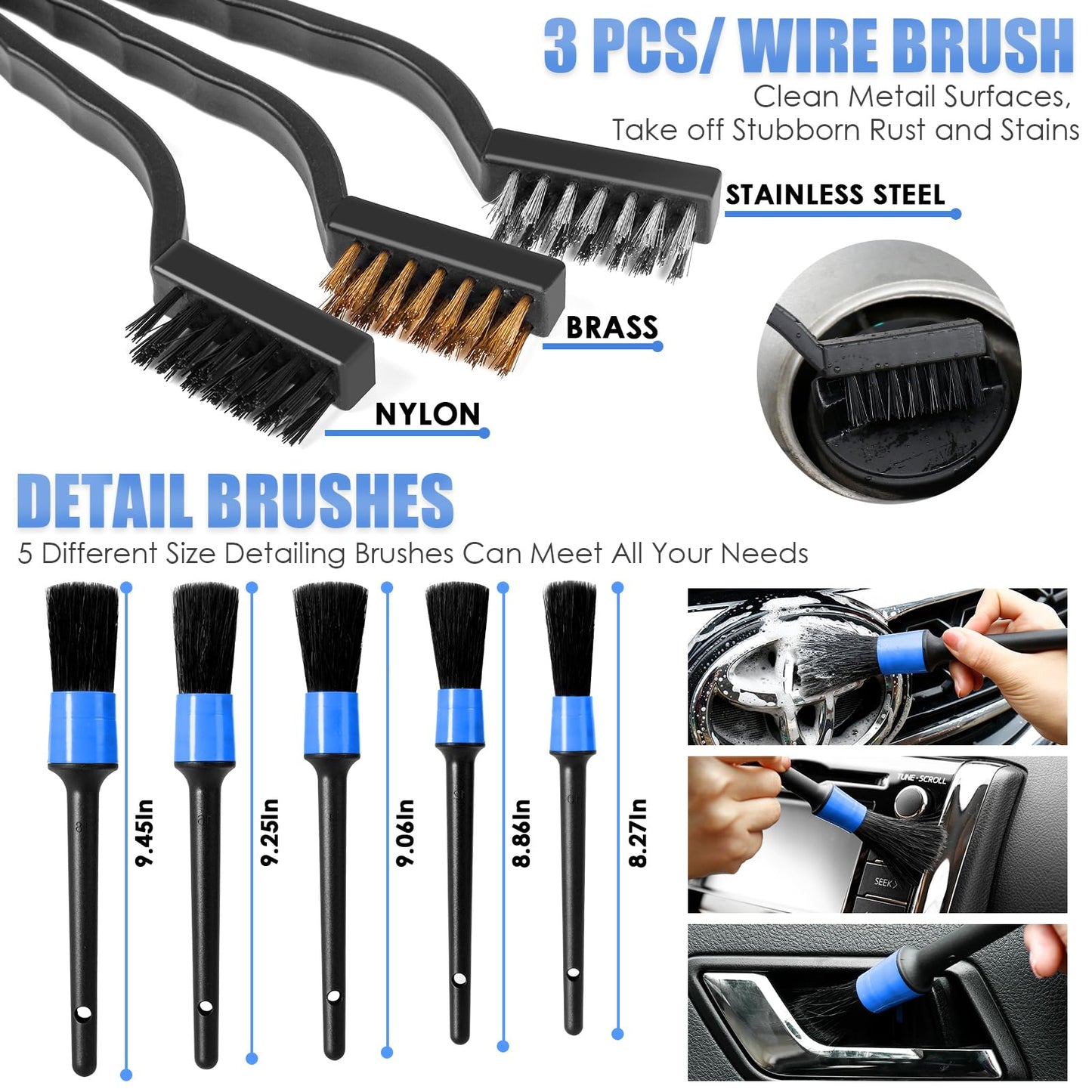 Complete Car Interior Cleaning & Detailing Kit