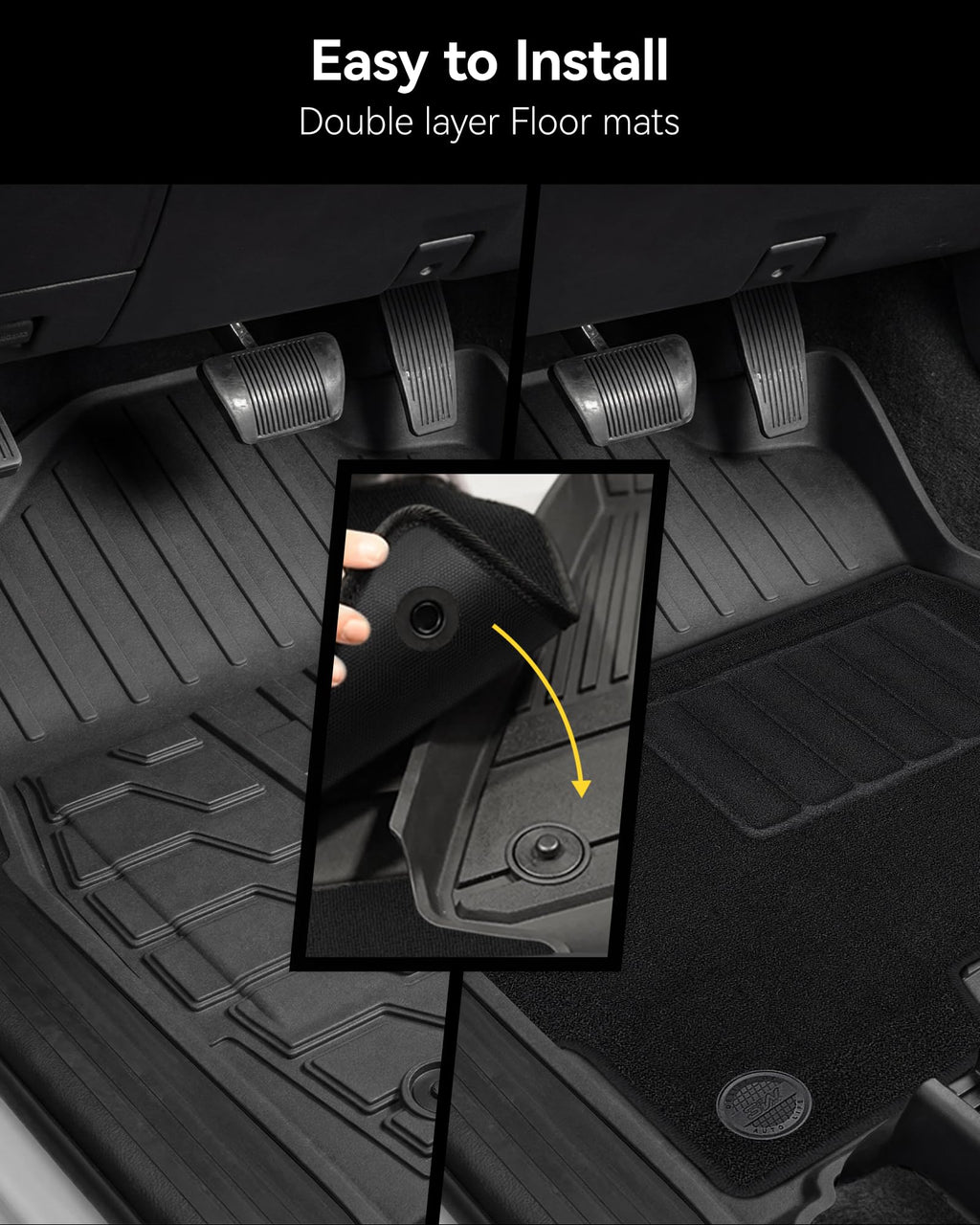 3W Floor mats fit for Ram