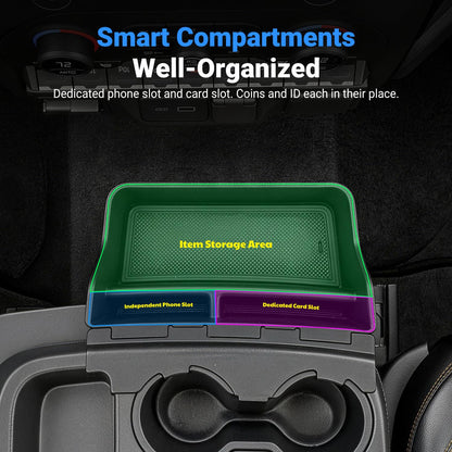 Custom Fit Hanging Center Console Organizer Tray