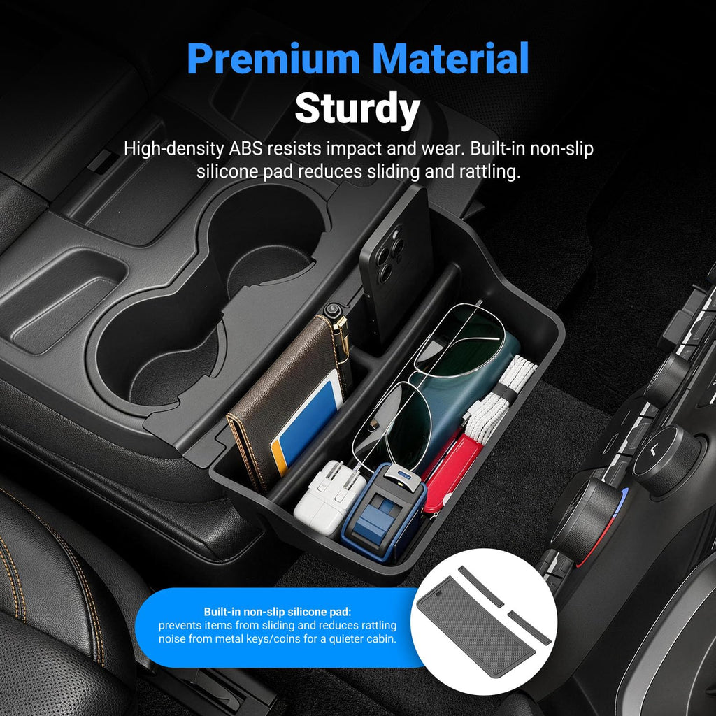 Custom Fit Hanging Center Console Organizer Tray