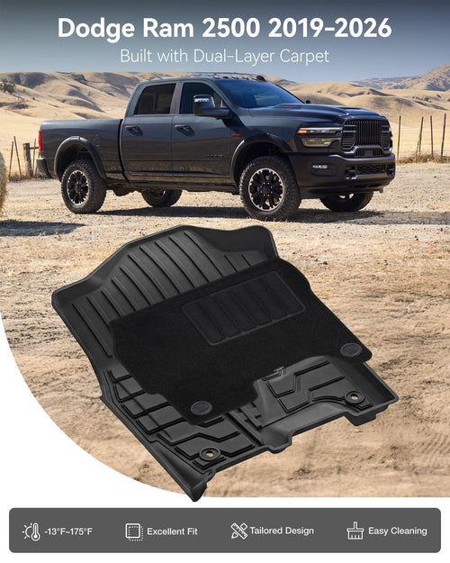 3W Floor mats fit for Ram