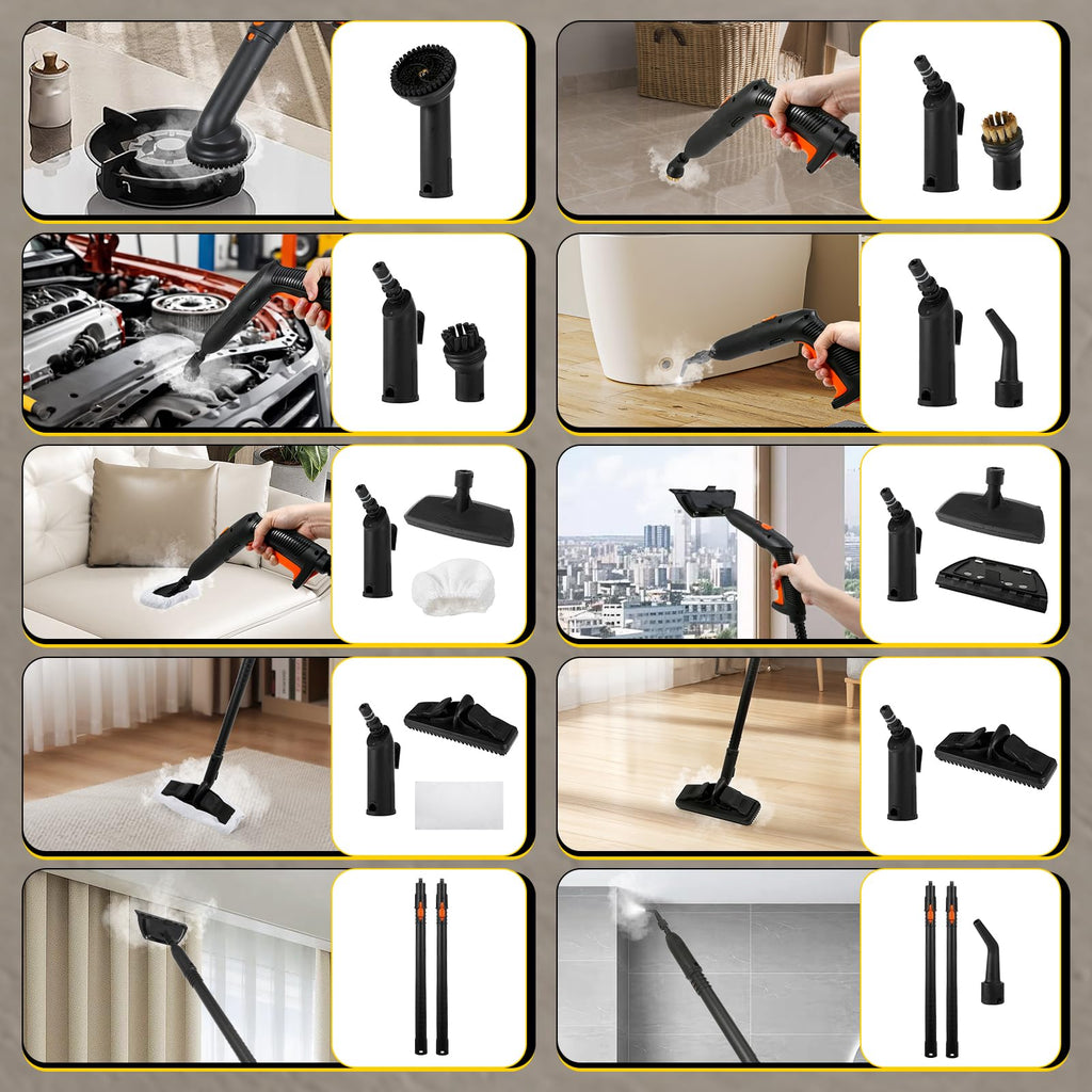 Dyna-Living Portable Steam Cleaner for Home Use