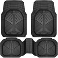 CAR PASS Heavy Duty Car Floor Mats, All Weather Car Mats Full Set
