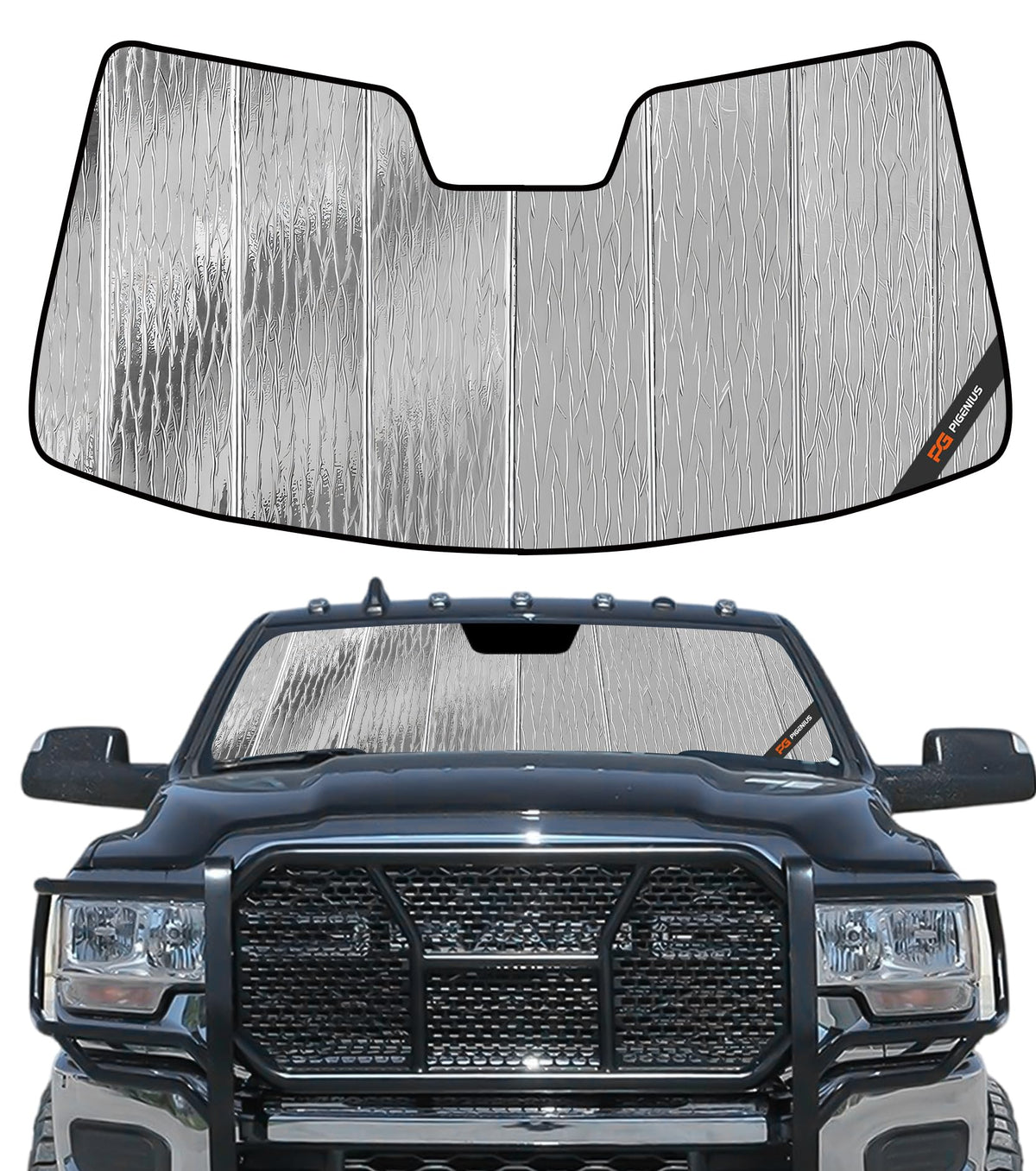 Pigenius Windshield Sunshade for Ram 2500 3500