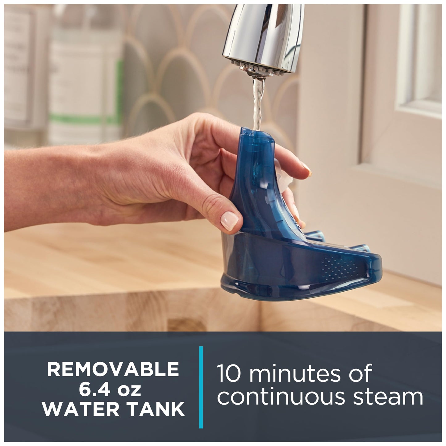 Portable Handheld Garment Steamer with Fast Heat-Up & Wrinkle Removal
