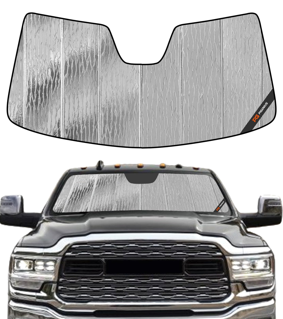 Pigenius Windshield Sunshade for Ram 2500 3500