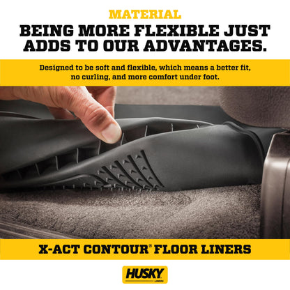 Custom Fit Waterproof Floor Mats Front & Second Row Set