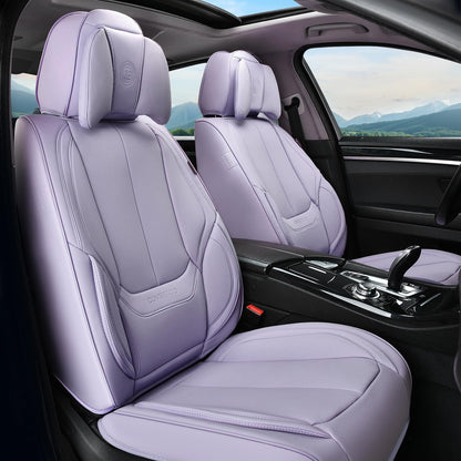Premium Faux Leather Waterproof Car Seat Covers Full Set