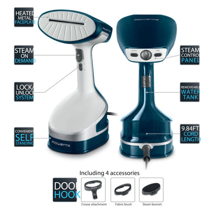 Portable Handheld Garment Steamer with Fast Heat-Up & Wrinkle Removal