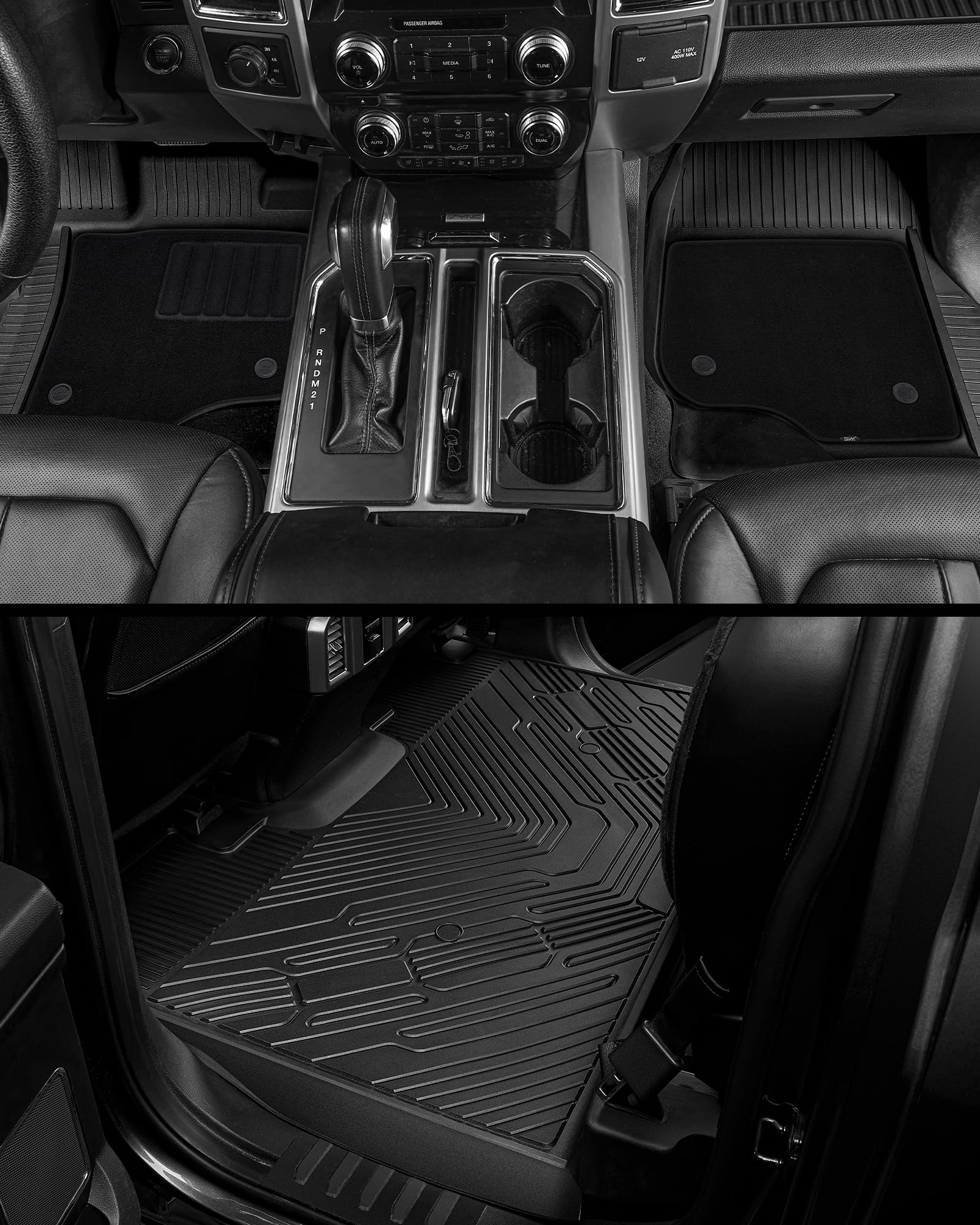 3W Floor mats fit for Ford f150 and Expedition max and Maverick
