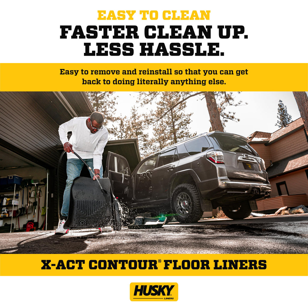 Custom Fit Waterproof Floor Mats Front & Second Row Set