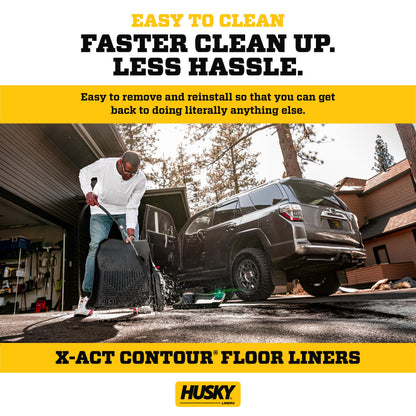 Custom Fit Waterproof Floor Mats Front & Second Row Set