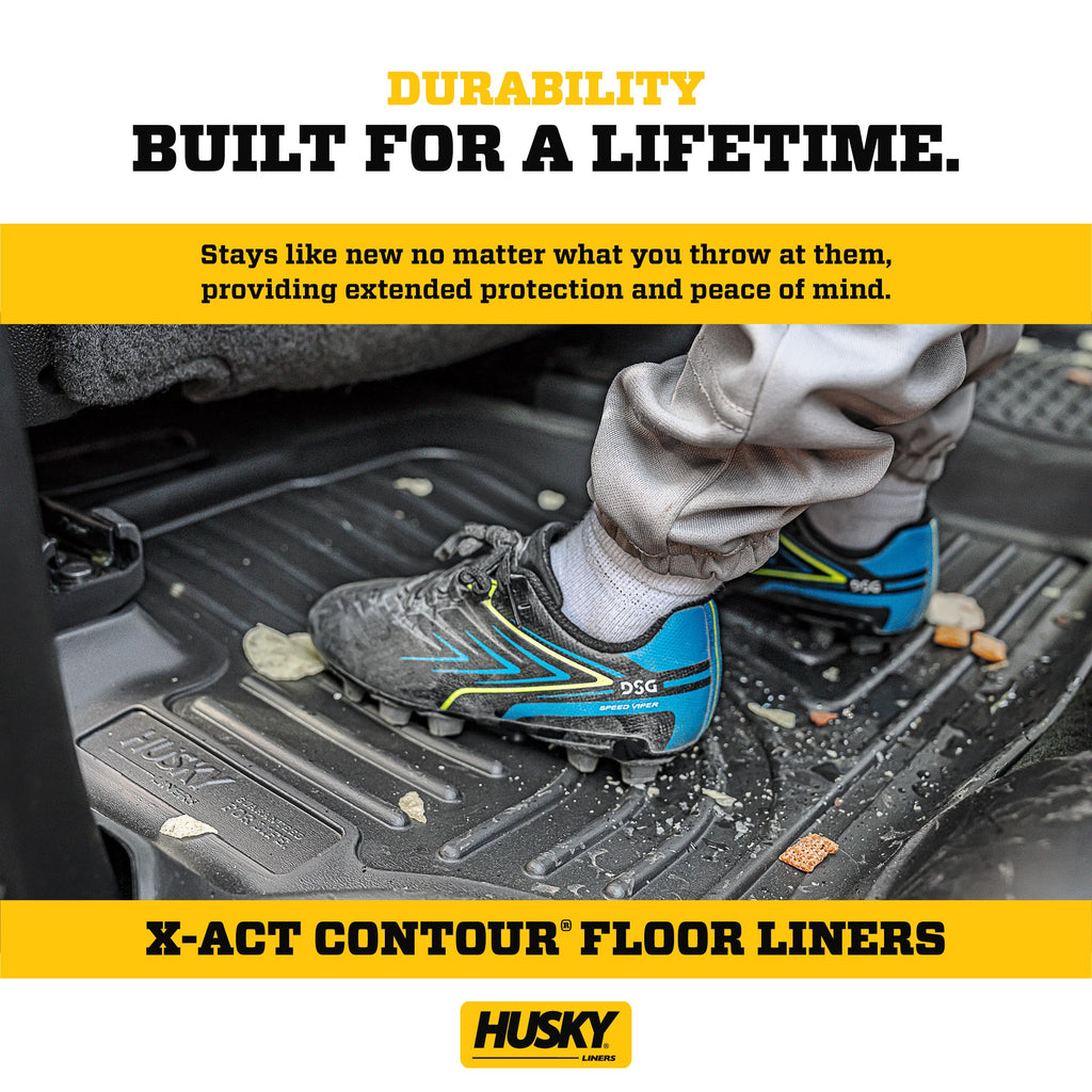Custom Fit Waterproof Floor Mats Front & Second Row Set