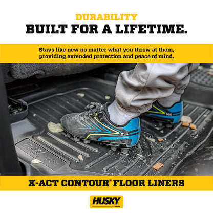 Custom Fit Waterproof Floor Mats Front & Second Row Set